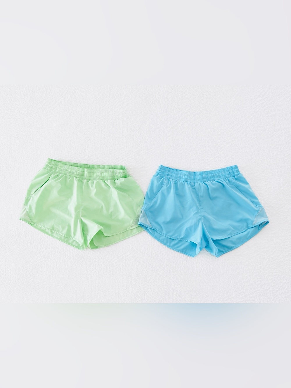 All in Motion Women’s Athletic Shorts Bundle Size Medium Neon Lined Zip Pocket